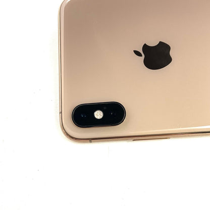 【全額返金保証】【最速発送】Apple iPhone iPhone XS Max 64GB ゴールド au 白ロム 動作確認済 86%