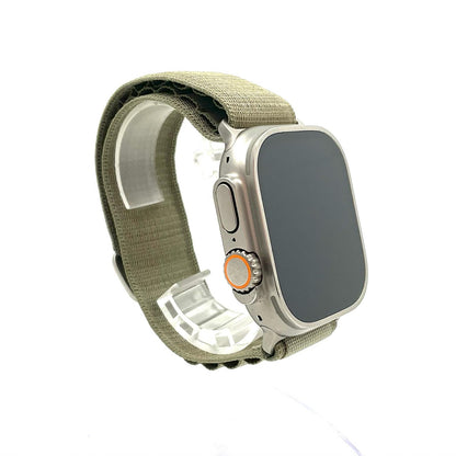 【全額返金保証】【最速発送】Apple Watch Ultra 第2世代 チタニウム 49mm GPS+Cellular 白ロム 100% 美品 動作確認済