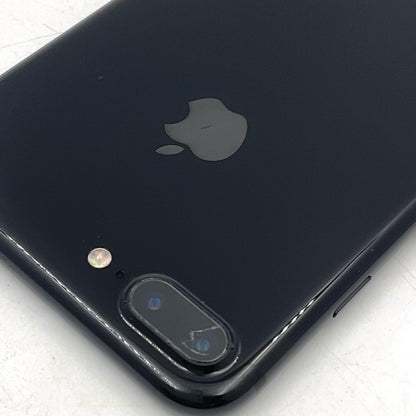 【最速発送】Apple iPhone iPhone 7 Plus 128GB ジェットブラック 白ロム【難有】 83%