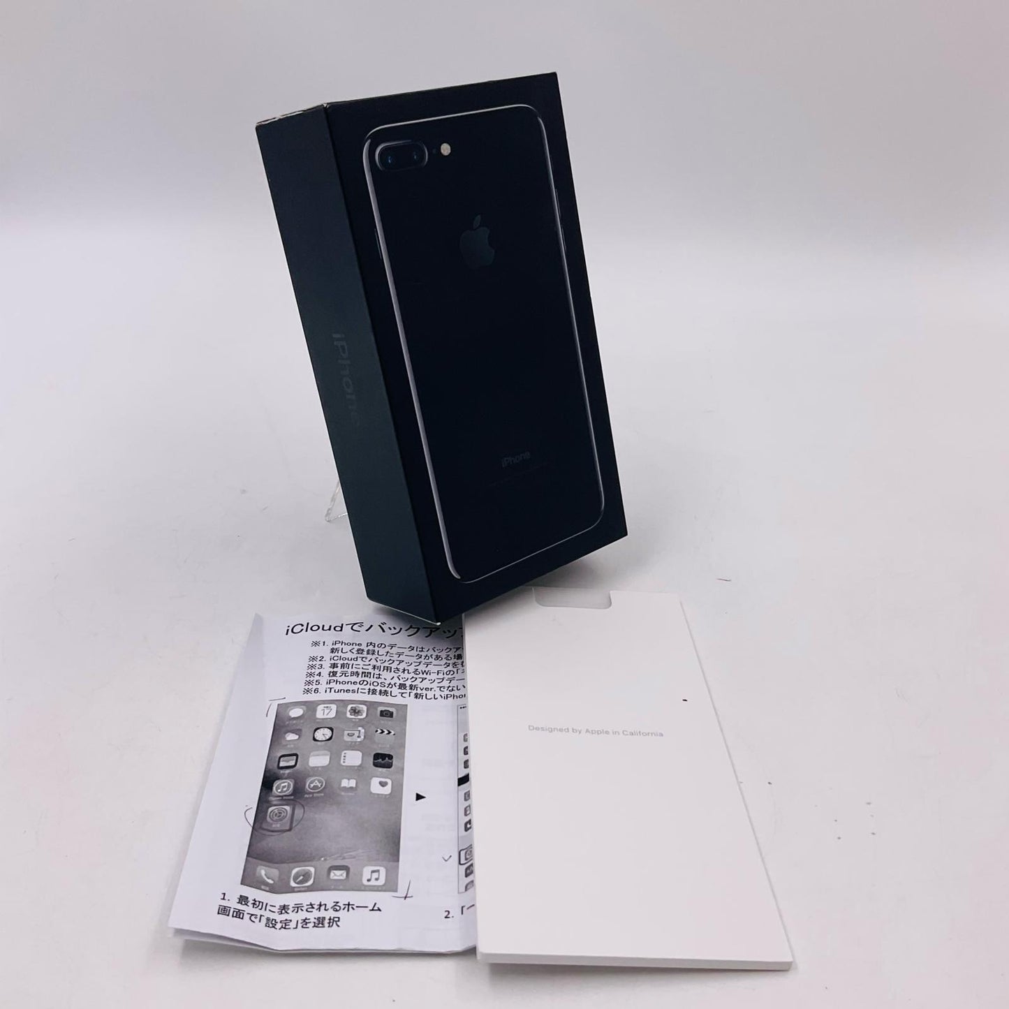 【最速発送】Apple iPhone iPhone 7 Plus 128GB ジェットブラック 白ロム【難有】 83%