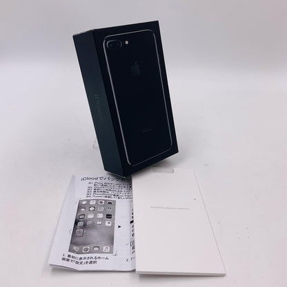 【最速発送】Apple iPhone iPhone 7 Plus 128GB ジェットブラック 白ロム【難有】 83%