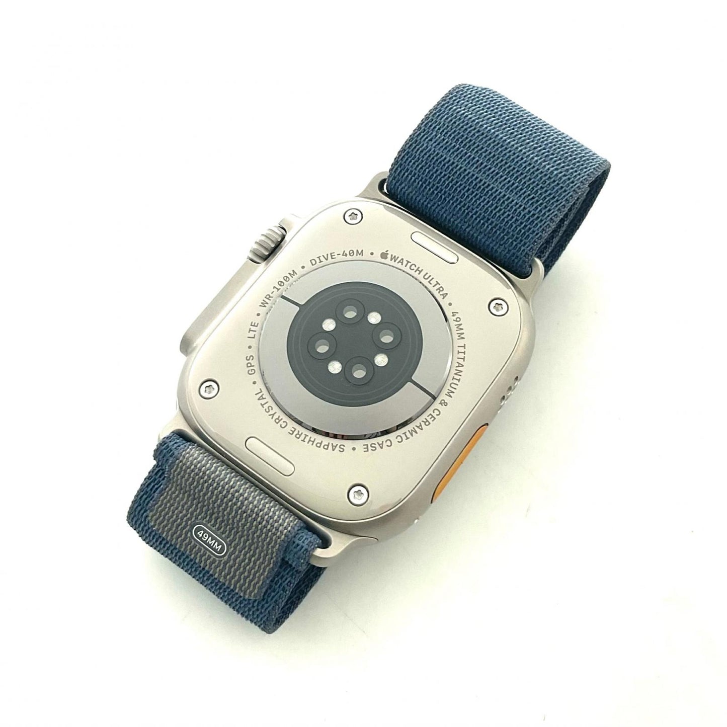 【全額返金保証】【最速発送】Apple Watch Ultra 第2世代 チタニウム 49mm GPS+Cellular 白ロム 98% 美品 動作確認済