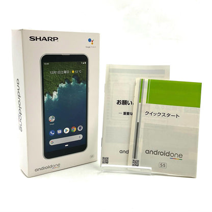 【全額返金保証】【最速発送】SHARP AndroidOne S5 32GB クールシルバー Y!mobile S5-SH 白ロム 動作確認済