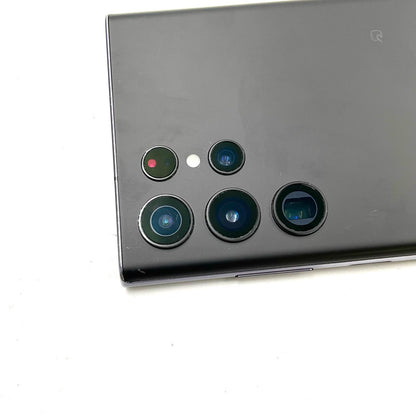 【最速発送】SAMSUNG Galaxy S22 Ultra 256GB ブラック au SIMフリー SCG14 白ロム【難有】