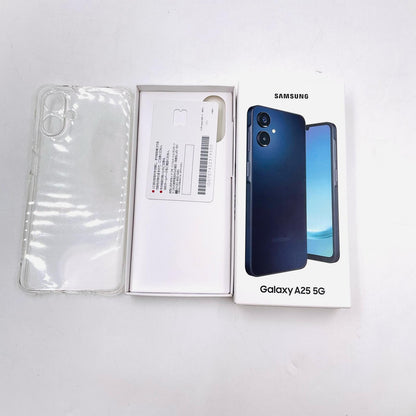 【全額返金保証】【最速発送】SAMSUNG Galaxy A25 5G 64GB ブラック docomo SIMフリー SC-53F 白ロム 美品 動作確認済