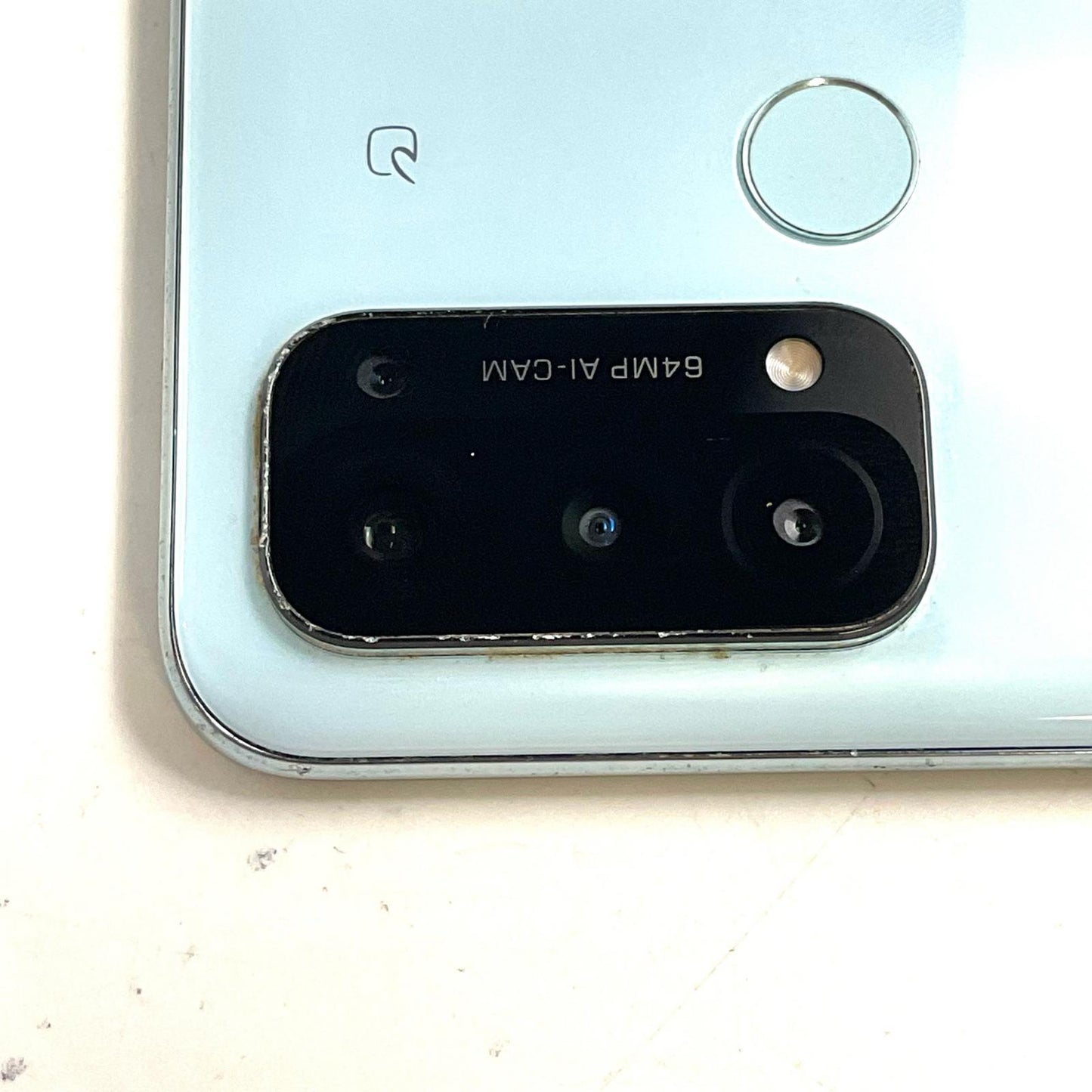 【全額返金保証】【最速発送】OPPO Reno 5A 128GB アイスブルー Softbank SIMフリー A101OP 白ロム 動作確認済