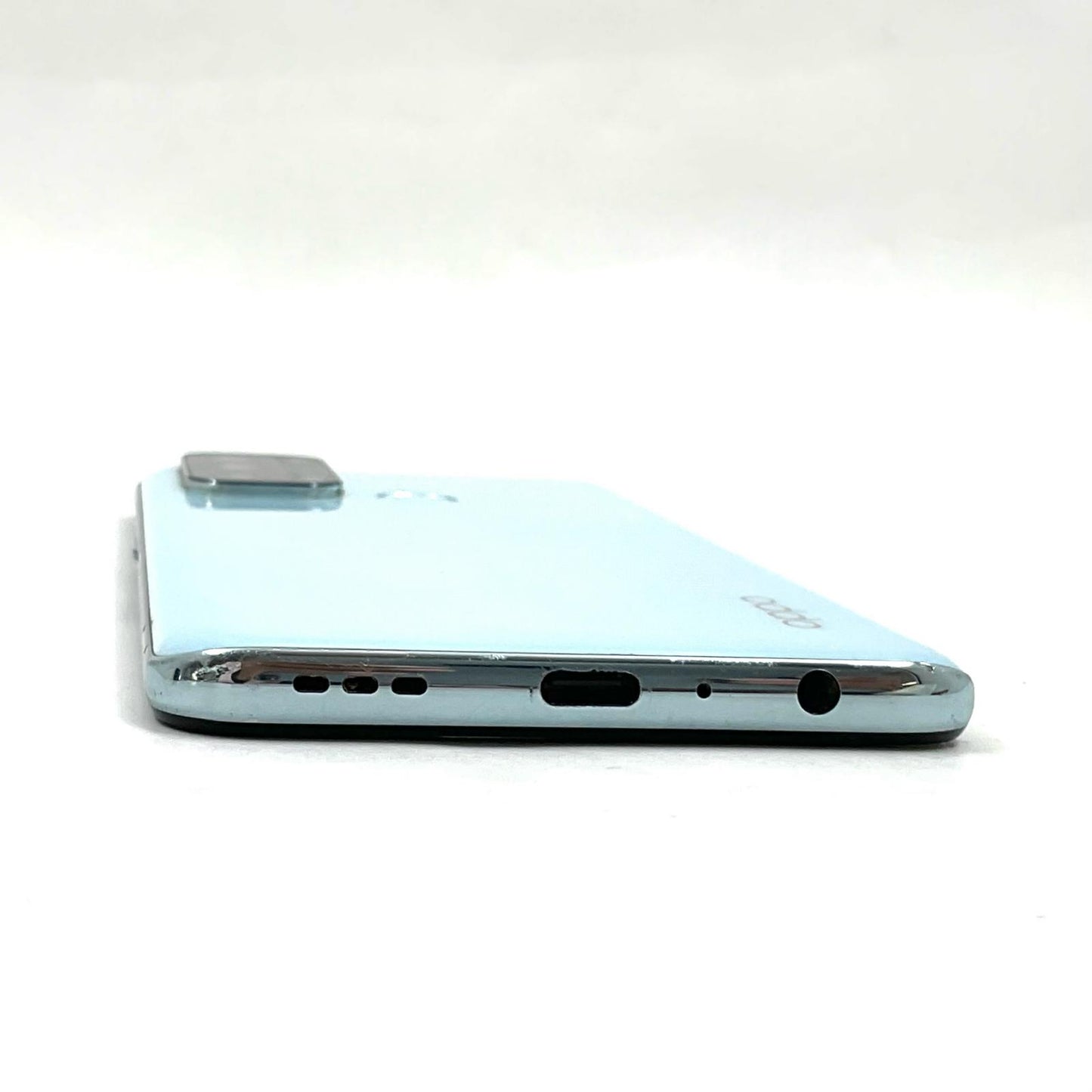 【全額返金保証】【最速発送】OPPO Reno 5A 128GB アイスブルー Softbank SIMフリー A101OP 白ロム 動作確認済