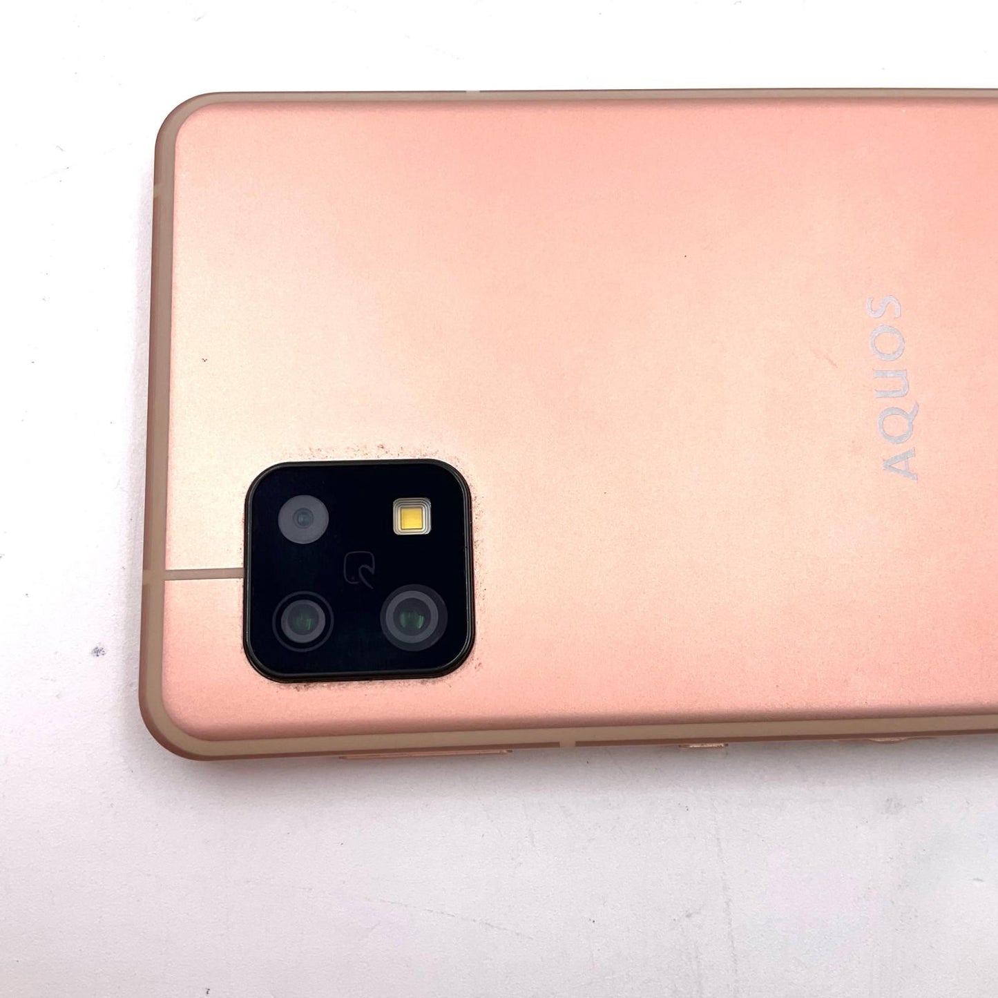 【全額返金保証】【最速発送】SHARP AQUOS sense6 64GB ピンク SH-RM19 白ロム 美品 動作確認済