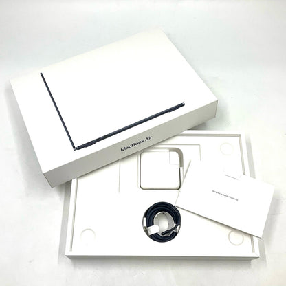 【全額返金保証】【最速発送】Apple MacBook Air 13インチ 2022 Apple M2 8GB 256GB ミッドナイト 100% 超美品 動作確認済