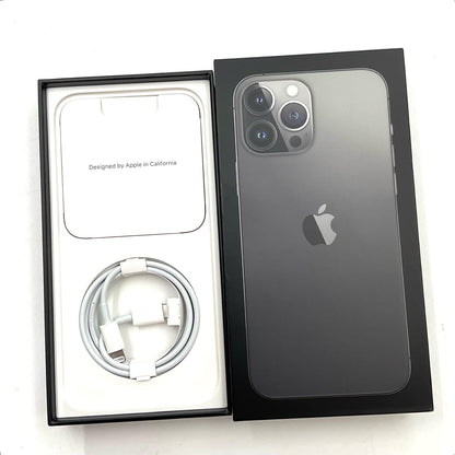 【全額返金保証】【最速発送】Apple iPhone iPhone 13 Pro Max 256GB グラファイト Softbank 白ロム 動作確認済 72%
