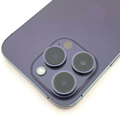 【全額返金保証】【最速発送】Apple iPhone iPhone 14 Pro 128GB ディープパープル Softbank 白ロム 動作確認済 79%