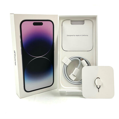 【全額返金保証】【最速発送】Apple iPhone iPhone 14 Pro 128GB ディープパープル Softbank 白ロム 動作確認済 79%