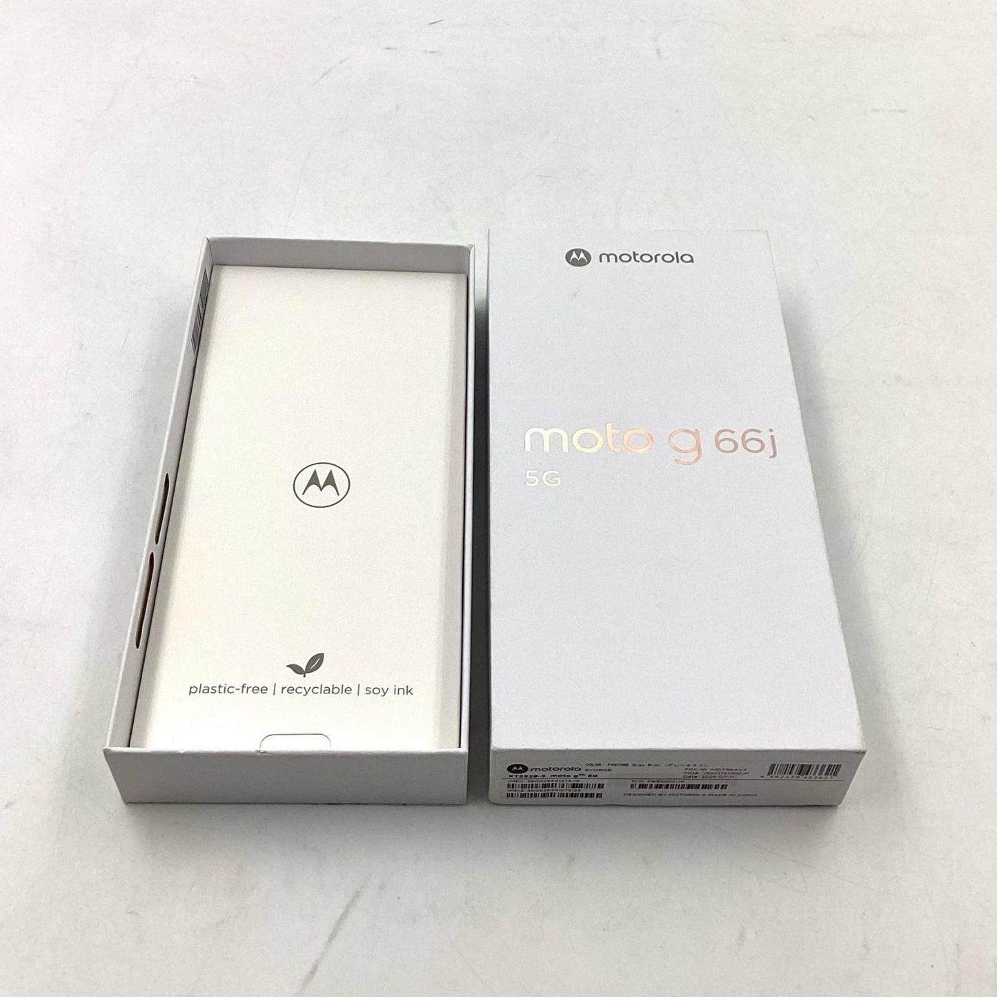 【全額返金保証】【最速発送】Motorola moto g g66j 5G 128GB グレーミスト XT2529-3 白ロム 美品 動作確認済