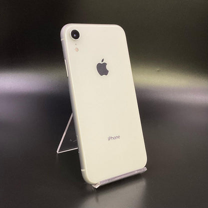 【全額返金保証】【最速発送】Apple iPhone iPhone XR 64GB ホワイト Softbank SIMフリー 白ロム 美品 動作確認済 89%