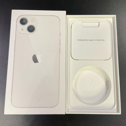 【全額返金保証】【最速発送】Apple iPhone iPhone 13 256GB スターライト docomo SIMフリー 白ロム 動作確認済 73%