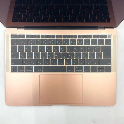 【全額返金保証】【最速発送】Apple MacBook Air 13インチ 2018 1.6 GHz デュアルコア Intel Core i5 8GB 128GB ゴールド 美品 動作確認済