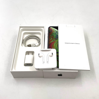 【全額返金保証】【最速発送】Apple iPhone iPhone XS Max 512GB スペースグレイ Softbank 白ロム 動作確認済 77%