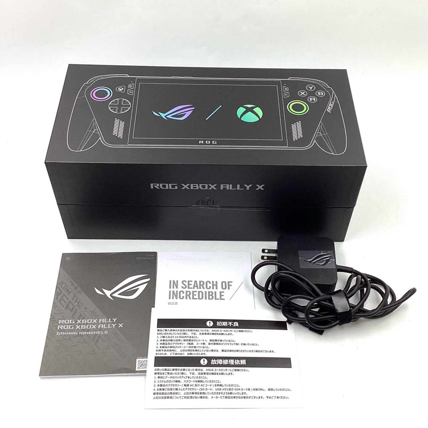 【全額返金保証】【最速発送】ASUS ROG Xbox Ally X RC73XA-Z2E24G1T AMD Ryzen AI Z2 Extreme 24GB M.2 SSD 1TB 100% 美品 動作確認済