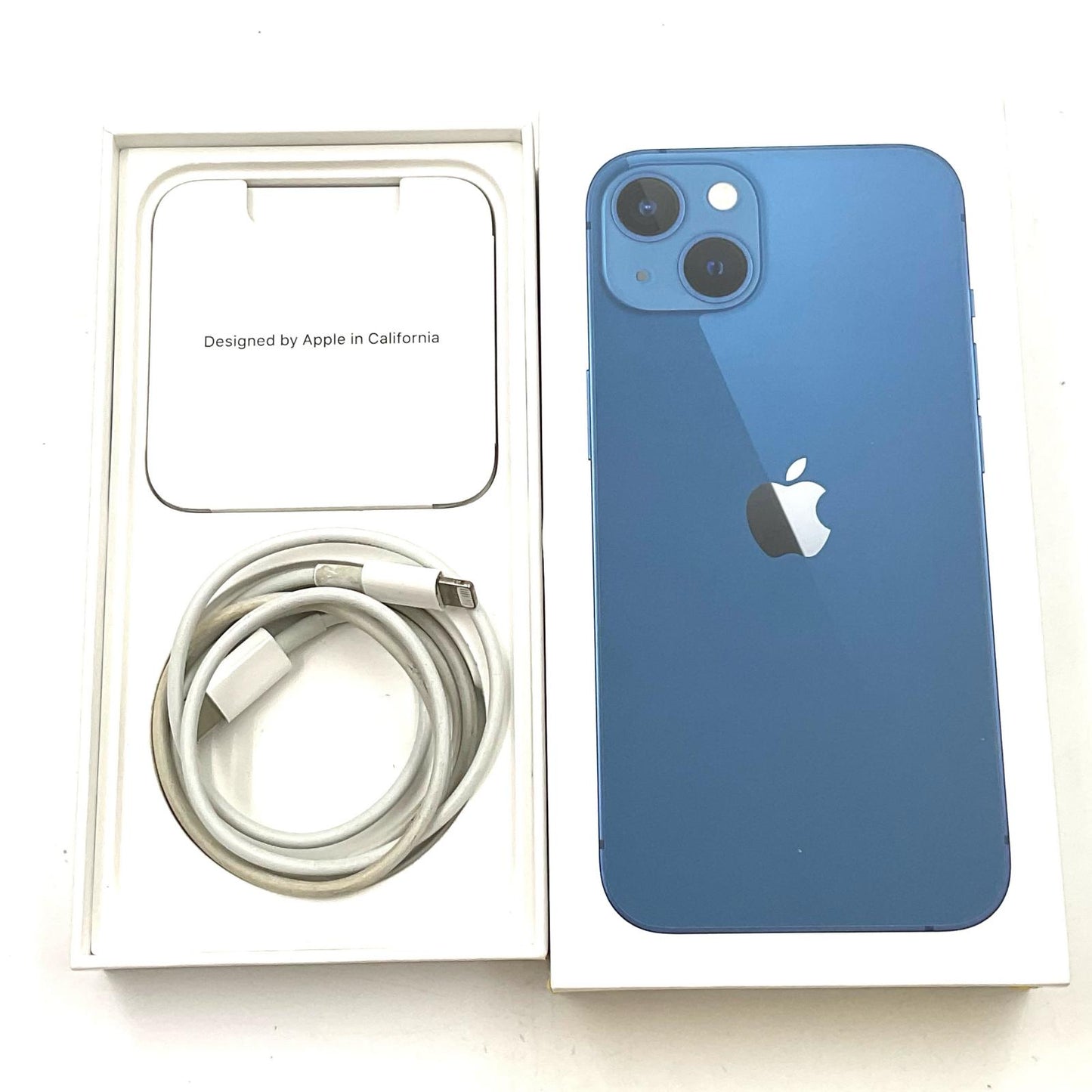 【全額返金保証】【最速発送】Apple iPhone iPhone 13 128GB ブルー au 動作確認済 73%