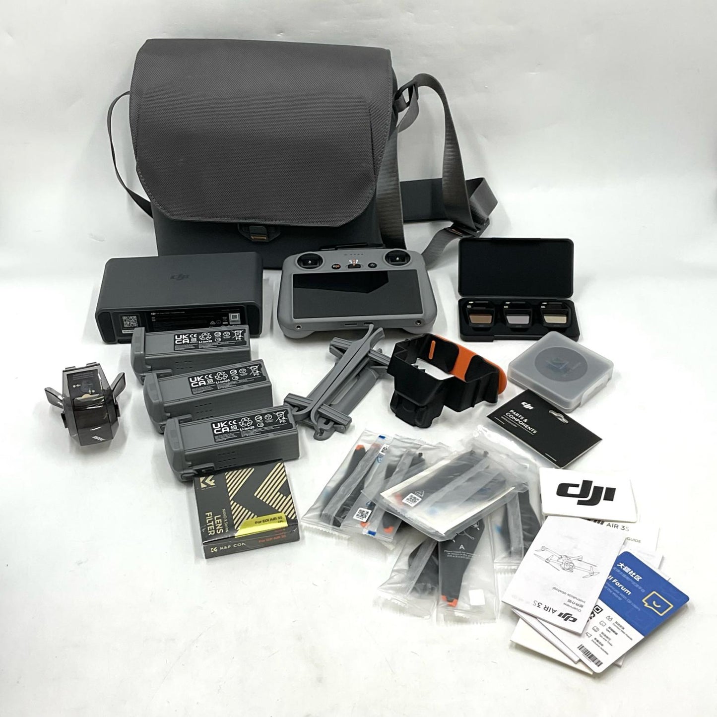 【全額返金保証】【最速発送】DJI Air 3S Fly Moreコンボ（DJI RC 2付属） 美品 動作確認済
