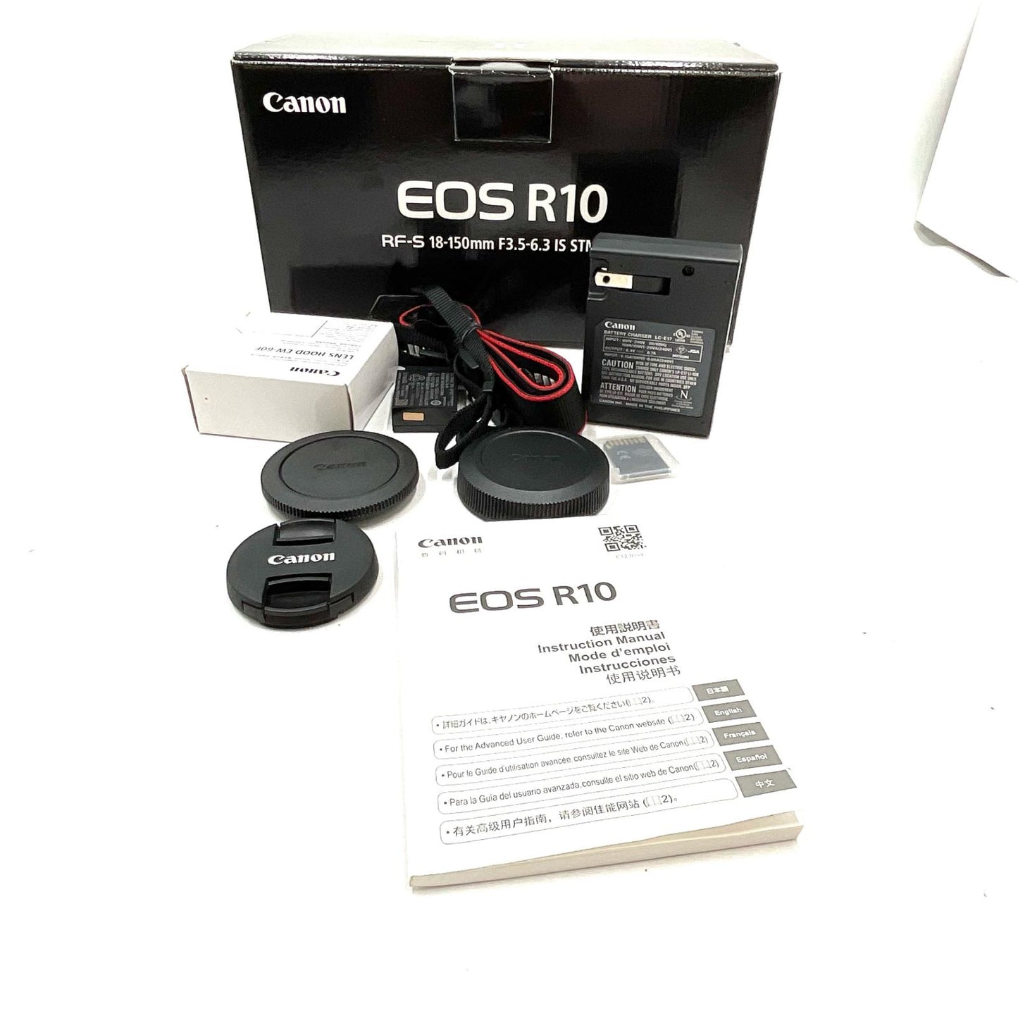 【全額返金保証】【最速発送】Canon デジタル一眼 EOS R10 RF-S 18-150 F3.5-6.3 IS STM キット ブラック 超美品 動作確認済