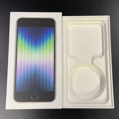 【全額返金保証】【最速発送】Apple iPhone iPhone SE（第3世代） 64GB スターライト Softbank SIMフリー 白ロム 動作確認済 69%