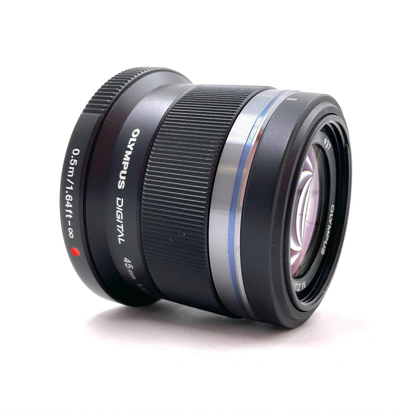 【全額返金保証】【最速発送】OLYMPUS M.ZUIKO DIGITAL 45mm F1.8 [ブラック] 美品 動作確認済