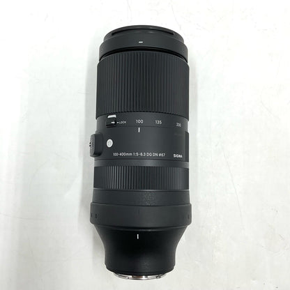 【全額返金保証】【最速発送】SIGMA 100-400mm F5-6.3 DG DN OS [ソニーE用] 超美品 動作確認済