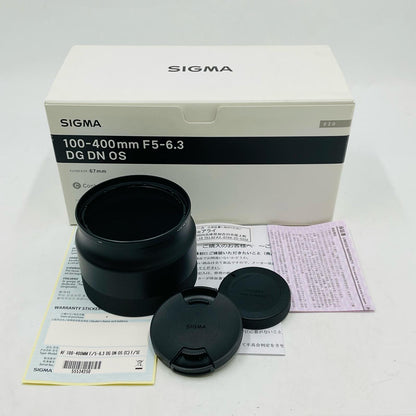 【全額返金保証】【最速発送】SIGMA 100-400mm F5-6.3 DG DN OS [ソニーE用] 超美品 動作確認済