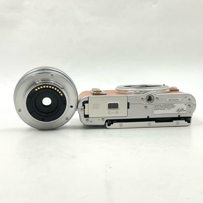 【全額返金保証】【最速発送】OLYMPUS デジタル一眼 PEN E-PL8 14-42mm EZレンズキット ブラウン 美品 動作確認済