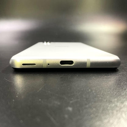 【最速発送】 AQUOS R3 128GB ホワイト系 softbank SIMフリー 808SH 白ロム【難有】