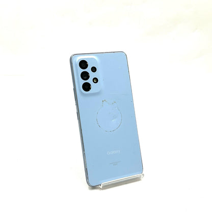 【最速発送】 Galaxy A53 5G 128GB ブルー系 au SIMフリー SCG15 白ロム【難有】