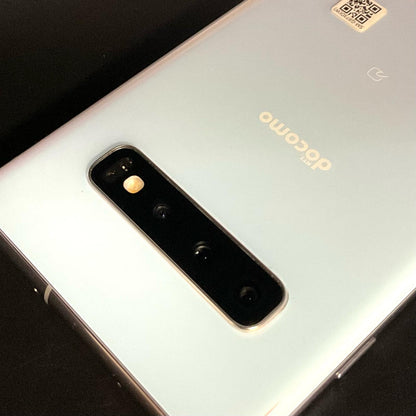 【全額返金保証】【最速発送】 Galaxy S10 128GB ブルー系 docomo SIMフリー SC-03L 白ロム 動作確認済