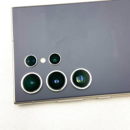 【最速発送】 Galaxy S24 Ultra 256GB パープル系 docomo SIMフリー SC-52E 白ロム【難有】