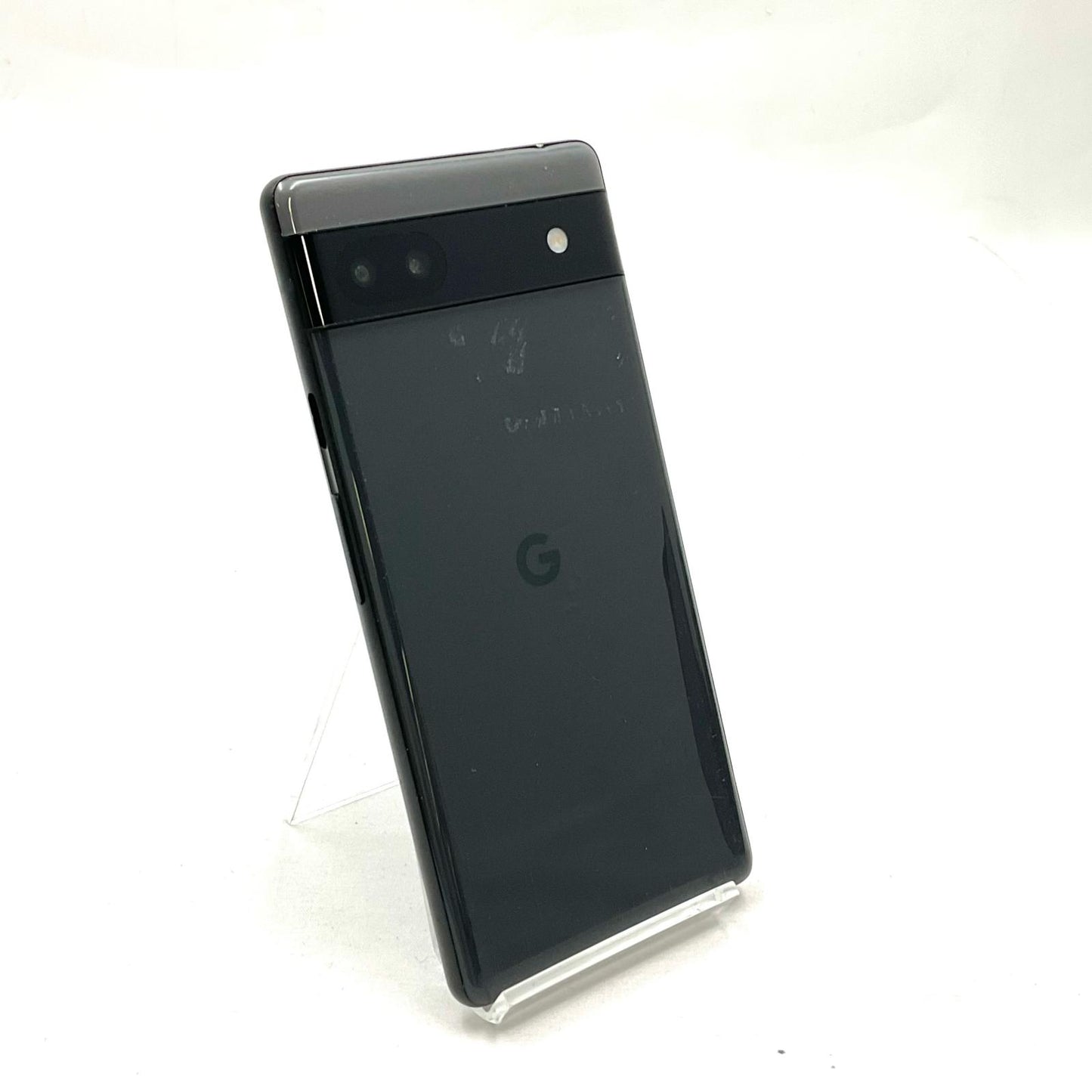 【最速発送】 Google Pixel 6a 128GB ブラック系 au SIMフリー Pixel 6a 白ロム【難有】