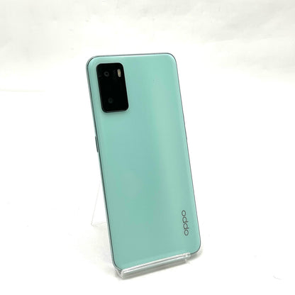 【最速発送】 OPPO A55s 5G 64GB ブルー系 softbank SIMフリー A102OP 白ロム【難有】