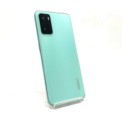 【最速発送】 OPPO A55s 5G 64GB グリーン系 SIMフリー CPH2309 白ロム【難有】
