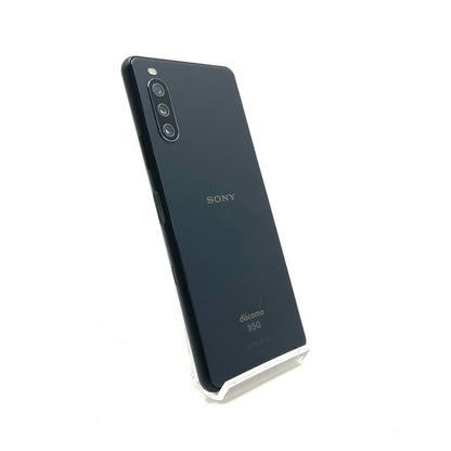 【最速発送】 Xperia 10 III 128GB ブラック系 docomo SIMフリー SO-52B 白ロム【難有】