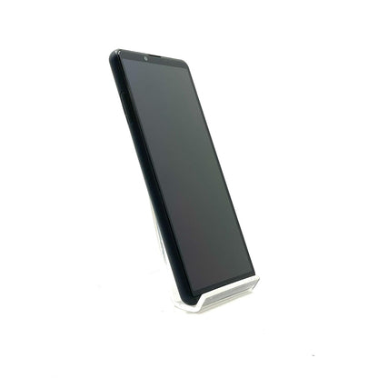 【最速発送】 Xperia 10 III 128GB ブラック系 au SIMフリー SOG04 白ロム【難有】