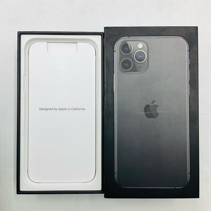 【全額返金保証】【最速発送】Apple iPhone iPhone 11 Pro 256GB スペースグレイ au 白ロム 美品 動作確認済 90%