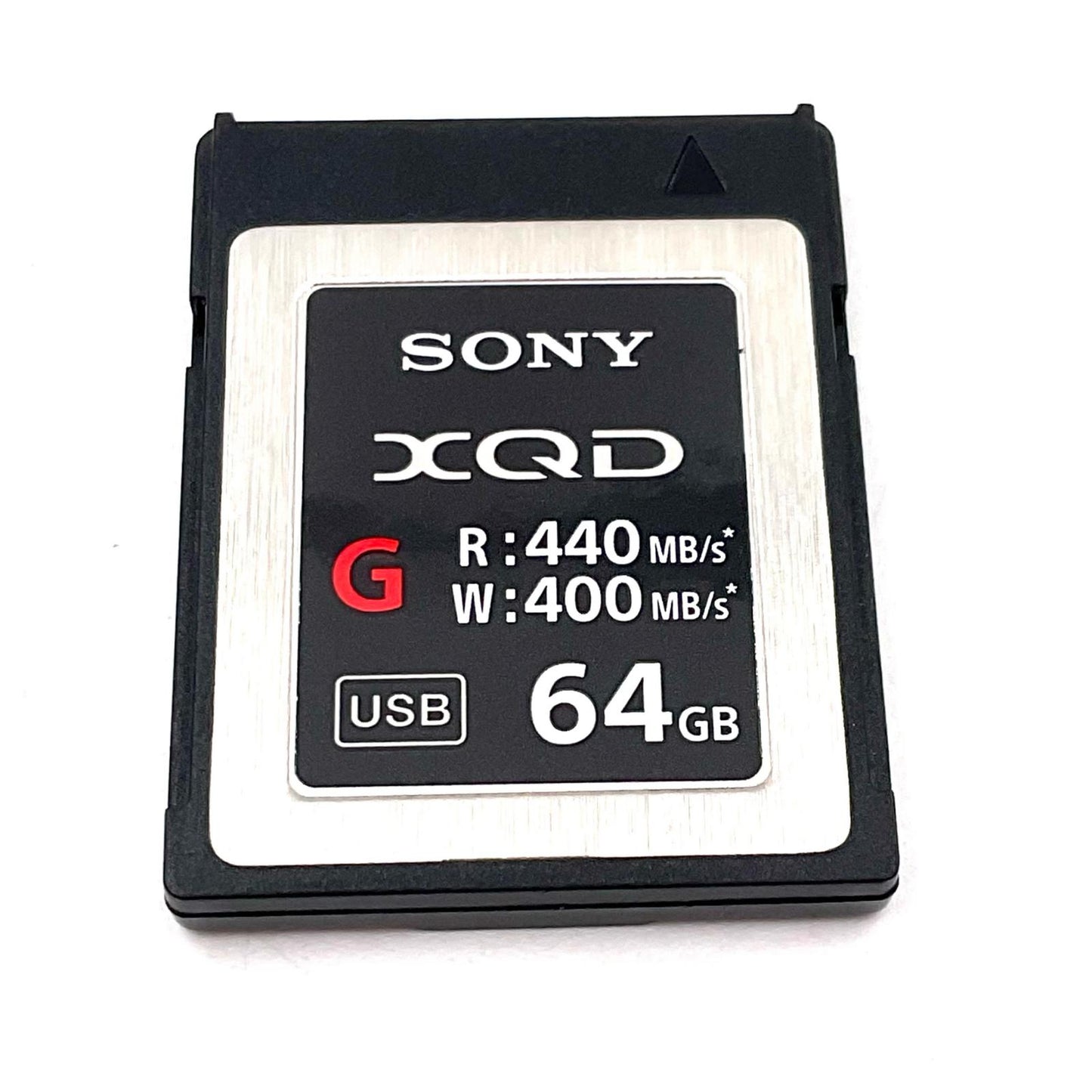 【全額返金保証】【最速発送】Sony XQDメモリーカード Gシリーズ 64GB R:440MB/s W:400MB/ 美品 動作確認済