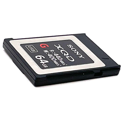 【全額返金保証】【最速発送】Sony XQDメモリーカード Gシリーズ 64GB R:440MB/s W:400MB/ 美品 動作確認済