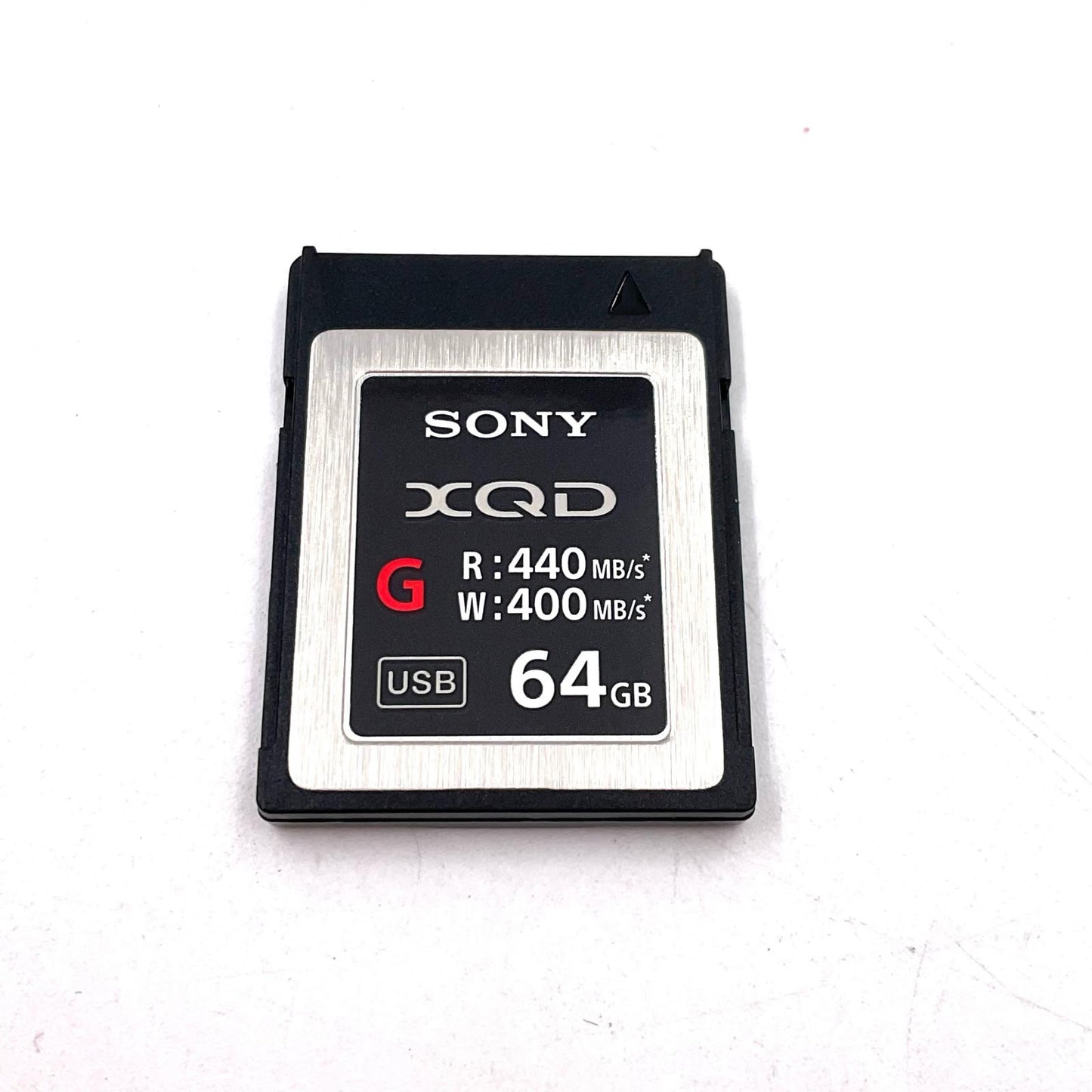 【全額返金保証】【最速発送】Sony XQDメモリーカード Gシリーズ 64GB R:440MB/s W:400MB/ 美品 動作確認済