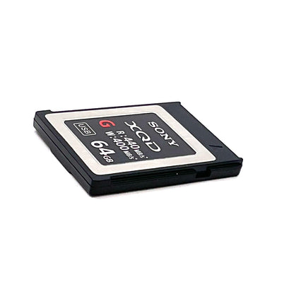 【全額返金保証】【最速発送】Sony XQDメモリーカード Gシリーズ 64GB R:440MB/s W:400MB/ 美品 動作確認済