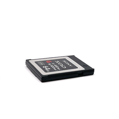 【全額返金保証】【最速発送】Sony XQDメモリーカード Gシリーズ 64GB R:440MB/s W:400MB/ 美品 動作確認済