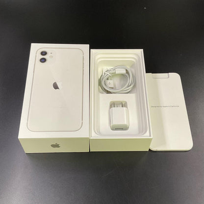 【全額返金保証】【最速発送】Apple iPhone iPhone 11 64GB ホワイト au 白ロム 動作確認済 74%