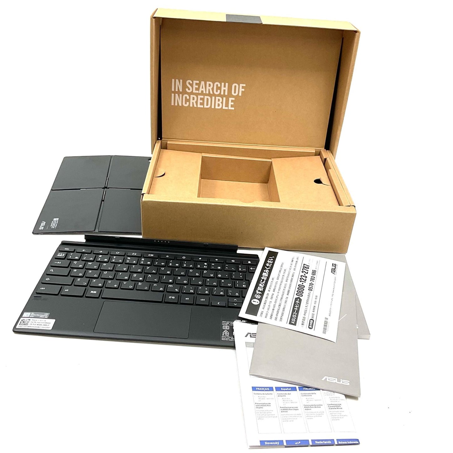 【全額返金保証】【最速発送】ASUS Chromebook Detachable CM000DVA-HT0019 MEDIATEK COMPANIO 500 4GB eMMC 128GB 超美品 動作確認済