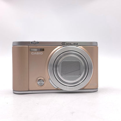 【全額返金保証】【最速発送】CASIO コンパクトデジタルカメラ HIGH SPEED EXILIM EX-ZR1800GD [ゴールド] 美品 動作確認済