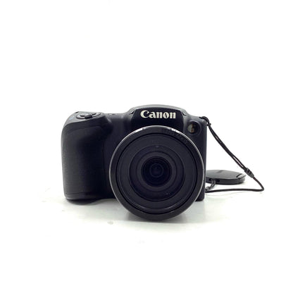 【全額返金保証】【最速発送】Canon コンパクトデジタルカメラ PowerShot SX420 IS ブラック 動作確認済