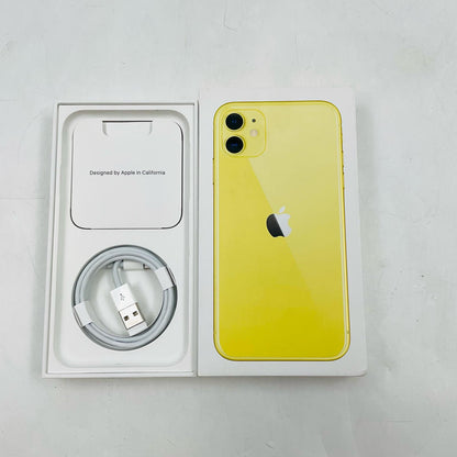 【全額返金保証】【最速発送】Apple iPhone iPhone 11 128GB イエロー SIMフリー 白ロム 動作確認済 73%